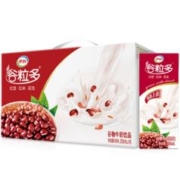店铺会员、PLUS会员：伊利谷粒多 红谷牛奶饮品 250ml*12盒 红豆+红米+花生 礼盒装