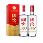 京东百亿补贴：泸州老窖 国窖1573 浓香型白酒 52度 500ml*2瓶 双瓶装