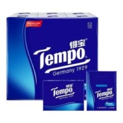 Tempo 得宝 手帕纸无香7张12包4层加厚纸巾餐巾随身小包