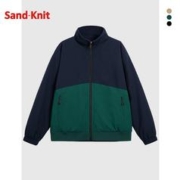 SandKnit 森耐特 潮牌双面穿休闲外套防风夹克保暖棉衣上衣外穿秋冬款茄克