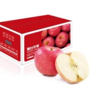 2023年新果！京鲜生 烟台红富士苹果 一级铂金大果（单果220g+）净重5KG *2件