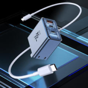 nubia 努比亚 PA0214D 65W氮化镓三口充电器套装 透明探索版+100W数据线