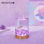 小佩×起源纪水晶斗鱼缸 七夕闺蜜同学女朋友礼物家用办公客厅小夜灯 紫水晶