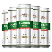 哈尔滨啤酒 醇爽 500ml*18听*3 整箱量贩易拉罐罐装