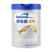 爱他美（Aptamil）卓傲4段800克【卓萃升级版】儿童配方奶粉 欧洲原装进口 1罐（原卓萃）