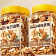 三只松鼠 每日坚果 3种坚果+3种果干 400g*2罐