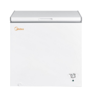 美的（Midea）家用小冰柜单温冷藏冷冻转换大冷柜一级能效节能卧式冰箱低霜家商两用囤货冻肉柜冰箱雪柜 203升一级能效节能家用高性价比【可装240斤肉】