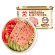 PLUS会员：温氏 经典午餐肉罐头198g*6件