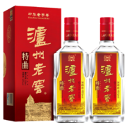 京东百亿补贴:泸州老窖 特曲 高度浓香型白酒 52度 500mL 2瓶 双支装