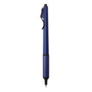 三菱（Uni）按制圆珠笔金属笔握原子笔 低重心办公商务用中油笔 SXN-1003-28 0.28mm 海军蓝杆