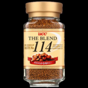 概率劵:UCC悠诗诗 114黑咖啡 速溶咖啡 90g/瓶 均衡细腻