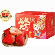 田良季 红颜99奶油甜草莓 5斤 礼箱装 龙年大吉  果王 单果约25g+
