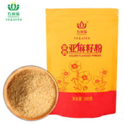 万利福 金色熟亚麻籽粉300g 饱腹营养代餐粉 五谷杂粮 内蒙古产区