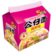 公仔 海鲜方便面 5连包 475g*4