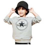 CONVERSE 匡威 儿童装男童卫衣 岩岭灰-套头无帽 120(6)cm