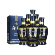 汾酒【年货送礼】蓝汾 53度475ml 清香型白酒 商务装礼盒装 纯粮白酒 53度 475mL 6瓶