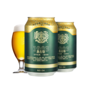 青岛啤酒 青岛奥古特330ml*24听官方直营大麦酿造高端 整箱 包邮