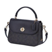 COACH 蔻驰 MARLIE系列 女士手提包 C1765IMAA8 深棕色 中号
