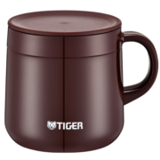 虎牌（TIGER）保温杯不锈钢双层真空办公咖啡杯MCI-A28C-T咖啡色280ml