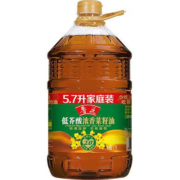 京东百亿补贴：鲁花 低芥酸浓香菜籽油 5.7L