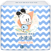 BOBDOG 巴布豆 小波浪薄柔亲肤纸尿裤 L156片箱装(9-14KG)