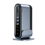 倍思 Type-C扩展坞 苹果MacBook pro华为笔记本电脑多接口多功能转换器拓展坞HDMI*3支持三屏异显