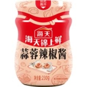 PLUS会员：海天 调味酱 辣椒酱 锦上鲜蒜蓉辣椒酱料 230g 中华老字号
