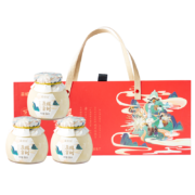 PLUS会员：森蜂园 长白山椴树雪蜜 350g*3瓶 年货团购礼盒