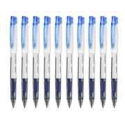斑马牌（ZEBRA）学霸利器中性笔 0.5mm子弹头签字笔 SARASA彩色学生用刷题笔手账笔 JJZ58 蓝色 10支装