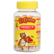 丽贵小熊糖lilcritters儿童维生素D3+磷补钙60粒