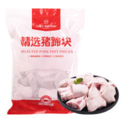One's Member 1号会员店 精选猪蹄块500g*2份原切带筋猪蹄 生鲜猪手猪脚 真空独立包装免切