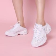 SKECHERS 斯凯奇 官方旗舰女鞋春夏新款运动鞋无跟厚底熊猫鞋休闲鞋