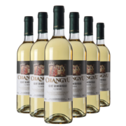 张裕 新疆葡园干白葡萄酒750ml*6瓶整箱装国产红酒