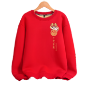 真维斯红色卫衣龙年本命年衣服