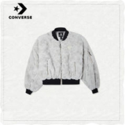 CONVERSE 匡威 秋冬女潮流长毛绒人造毛皮短夹克10023722