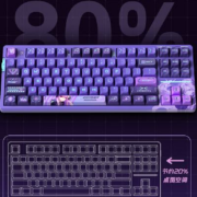 VGN V87PRO 三模连接 客制化机械键盘 IP联名款 gasket结构 阿尼亚轴 雅典娜