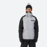 DECATHLON 迪卡侬 滑雪滑雪服单板男防水防风保暖装备SNB100 钢灰色XL. 4964318