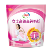 伊利女士高铁高钙奶粉400g 年货 益生菌 0蔗糖 叶酸+VC 高纤 25g*16条