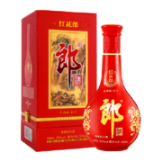 88vip：郎酒红花郎（10）酱香型高档白酒53度500ml*1瓶粮食酒过年送礼