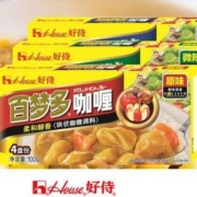 House 好侍 百梦多 日式速食块装咖喱 100g*3盒 多口味