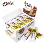 Dove 德芙 巧克力礼盒装224g丝滑牛奶黑巧白巧送女友零食喜糖果