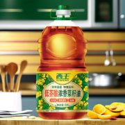 西王食用油 低芥酸浓香菜籽油5L 物理压榨 非转基因烘焙食用油
