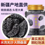 满满的口袋 免洗黑桑葚果桑葚干400g 《送保存罐》