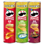 品客（Pringles）薯片110g*3*2件+凑单1件（原味+洋葱味+烧烤味）