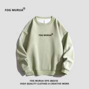FOG MURUA新款潮牌重磅第七季主线字母美式高街宽松情侣圆领卫衣