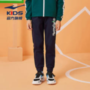 ERKE 鸿星尔克 儿童裤子 加绒加厚款