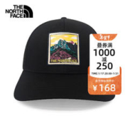 北面 运动帽鸭舌帽中性款户外舒适遮阳22秋季上新|55IQ 904/黑色 L/XL