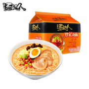 统一 汤达人 方便面袋装泡面5连包日式豚骨海鲜拉面方便面整箱 罗宋汤味128g*5包