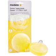 美德乐（Medela）乳头保护罩 哺乳期喂奶防咬乳头贴 超薄乳盾中号(2只装)