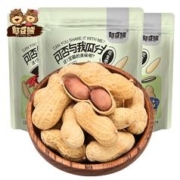 憨豆熊 蒜香花生米奶香熟大带壳炒货多味新货下酒菜 500g*1袋